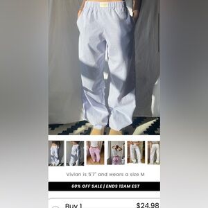 NOT AUTHENTIC Size small Studio Seven Lila lounge pants